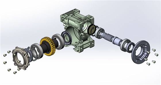 耐高低溫蝸輪蝸桿減速機
