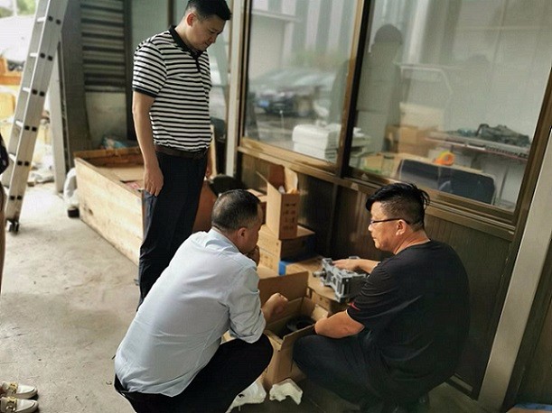 艾思捷盛總一行去往江蘇賴氏環保的減速機技術探討之旅